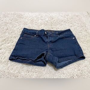Wax Jean | Women’s Dark Wash Blue Jean Shorts